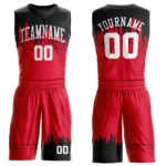 Customizable Basketball Uniform - Team Branding & Name Options
