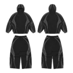 Wholesale custom windbreaker sets men sports tracksuits lightweight outdoor apparel private label factory